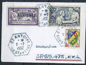 Lettre Commandant Schmitt 13- St Antoine- Constantine